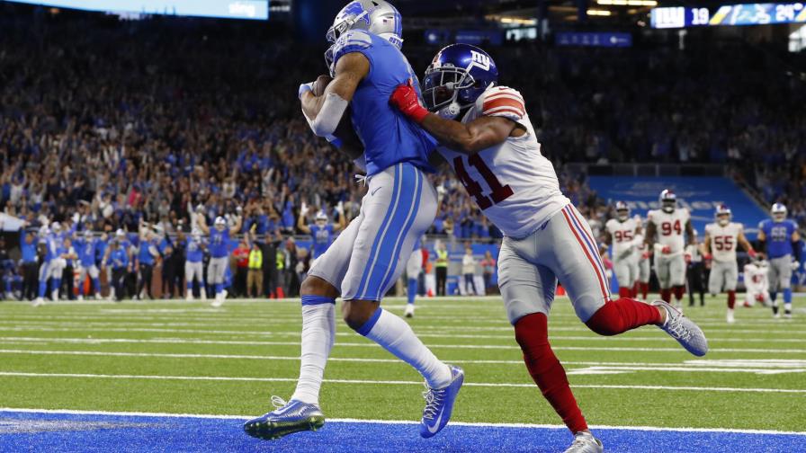 Lions vencen a Giants y salen de bache de 3 derrotas