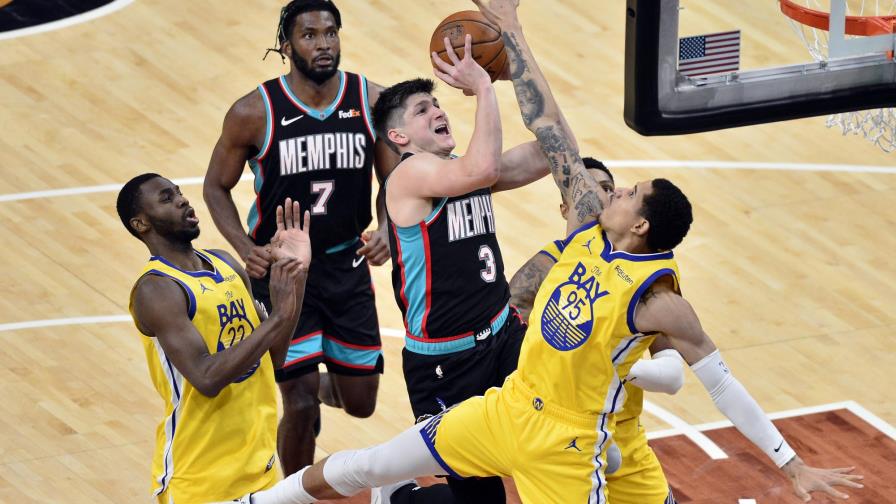 Grizzlies ganan 111-103 a Warriors; empatan 1-1 su serie