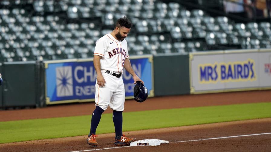 Astros colocan a Altuve en lista de lesionados