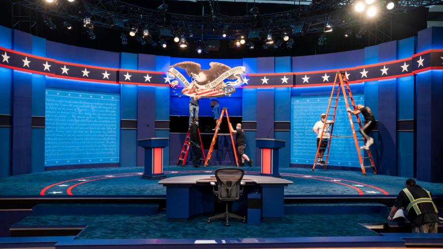 Trump y Biden se preparan para su primer cara a cara en Cleveland Trump y Biden se preparan para su primer cara a cara en Cleveland