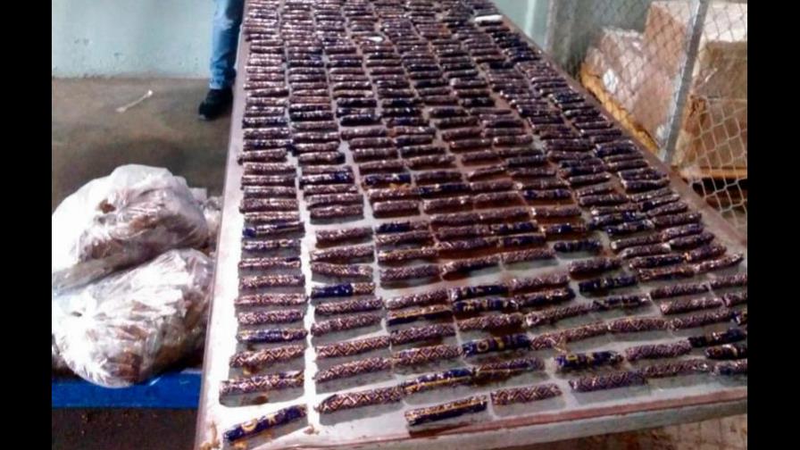 Ocupan más de cinco kilos presumiblemente cocaína en aeropuerto del Cibao 