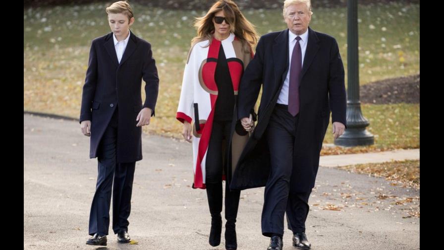 Donald Trump dice que no alentaría a hijo a jugar fútbol americano