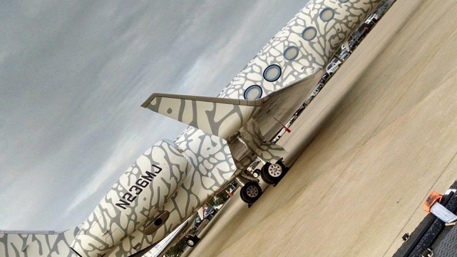 El mensaje que guarda la matrícula del jet de Michael Jordan