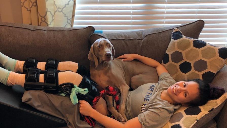 Atleta que se rompió la dos piernas se retira de la gimnasia 