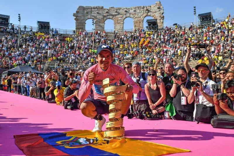 El ecuatoriano Richard  Carapaz conquista el Giro de Italia