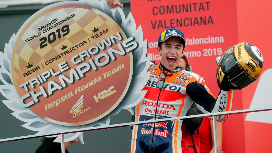 El campeón del mundo Marc Márquez despide el año con victoria El campeón del mundo Marc Márquez despide el año con victoria