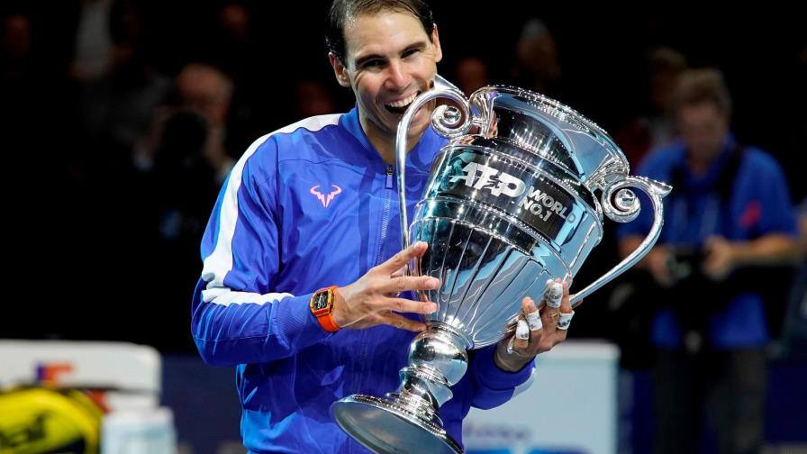 Rafael Nadal finaliza como número 1 mundial por quinta vez en su carrera