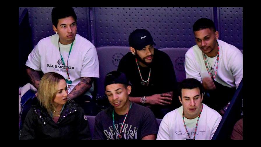 Neymar, espectador de lujo en Copa Davis Neymar, espectador de lujo en Copa Davis