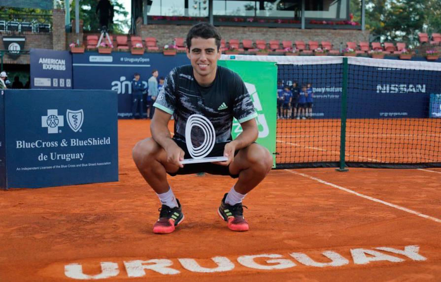 Tenista formado en academia de Rafael Nadal, gana Abierto de Uruguay