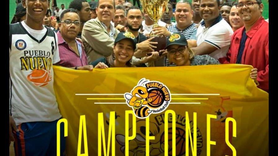 El Club Pueblo Nuevo campeón torneo basket superior de San Cristóbal