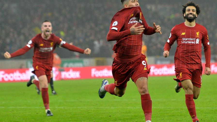 Liverpool gana en Wolverhampton con gol decisivo de Firmino