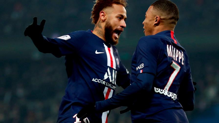 Kylian Mbappe y Neymar propician el triunfo del PSG ante el Nantes
