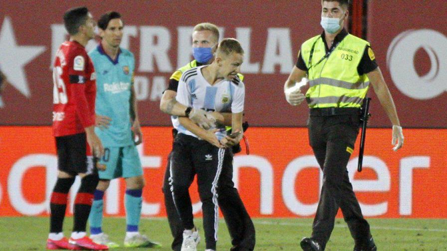 Liga española anuncia medidas legales contra fanatico 