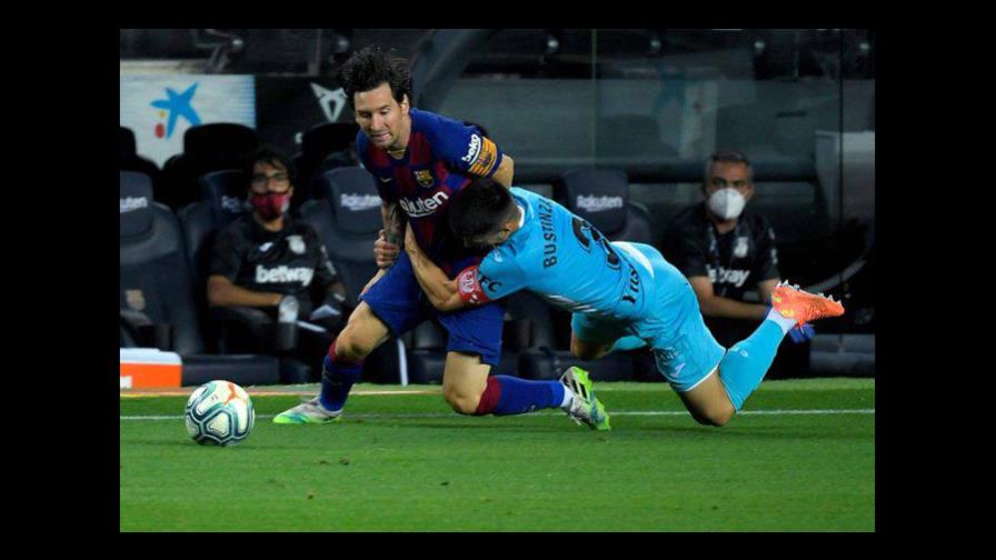 El Barcelona gana al colista Leganés y sigue firme líder liguero