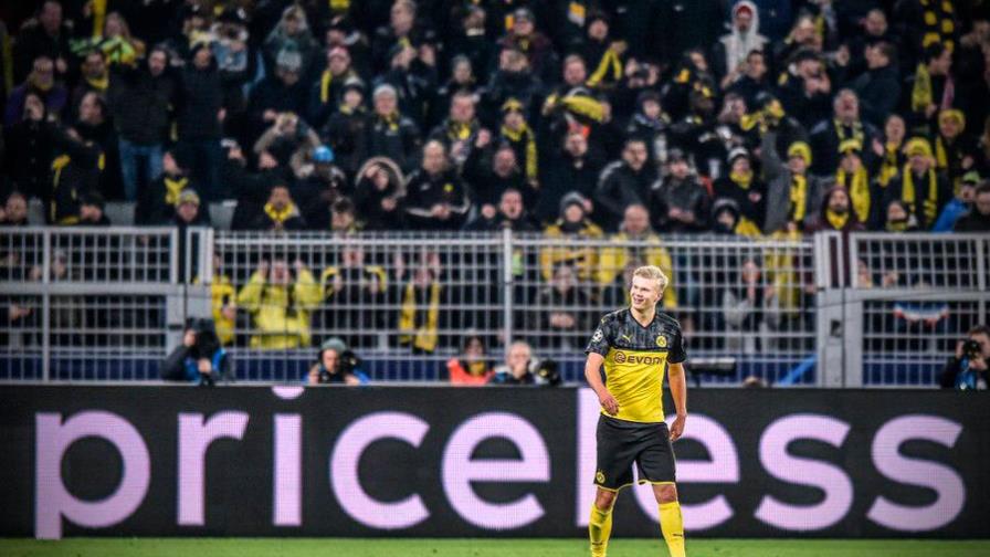 Borussia Dortmund golpea primero ante PSG con dos zarpazos de Erling Haaland