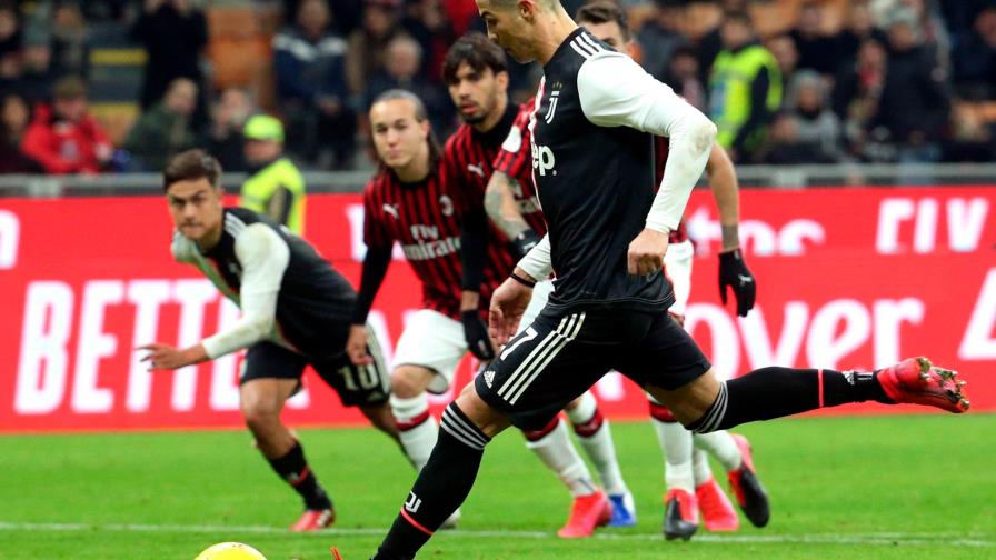 Cristiano Ronaldo da al Juventus un empate en la semifinal de ida ante el Milan