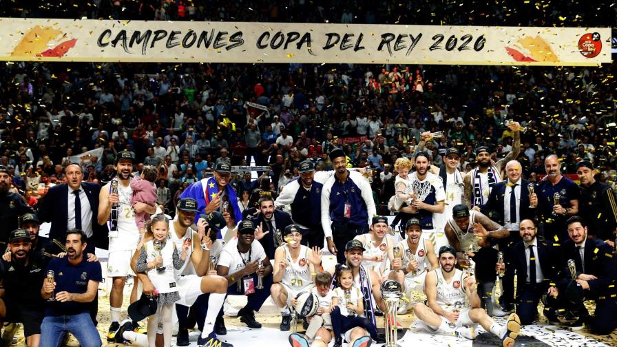 El Real Madrid conquista la Copa del Rey de baloncesto