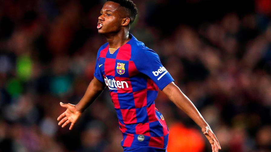 El Barcelona gana 2-1 al Levante con doblete de Ansu Fati