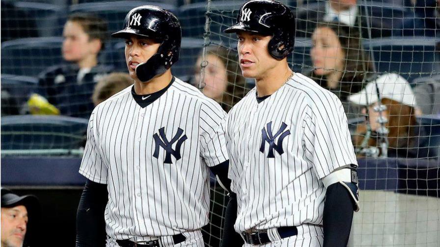 Giancarlo Stanton y Aaron Judge se perderían inicio de temporada por lesiones
