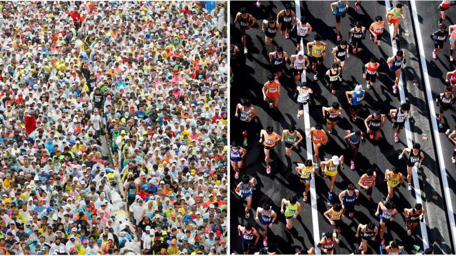 Solo 300 atletas participaron en el Maratón de Tokio por el Coronavirus