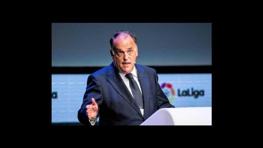 El presidente de la Liga Española apunta al 12 de junio para reanudar el campeonato