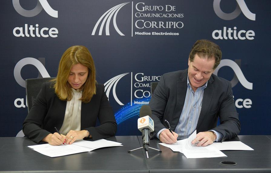 Altice firma acuerdo con Grupo de Comunicaciones Corripio para transmisión de las Grandes Ligas