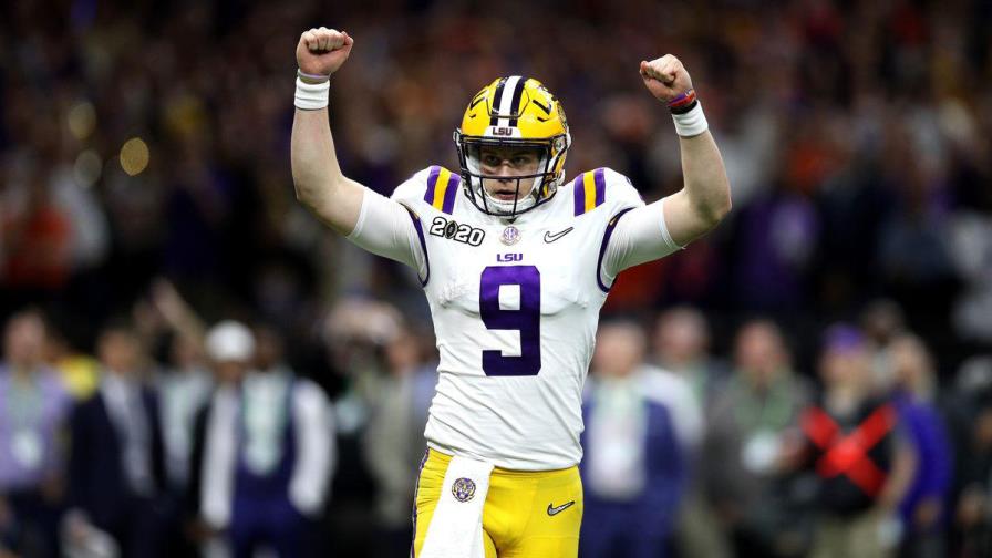 Joe Burrow elegido número 1 del draft 2020 por Bengals