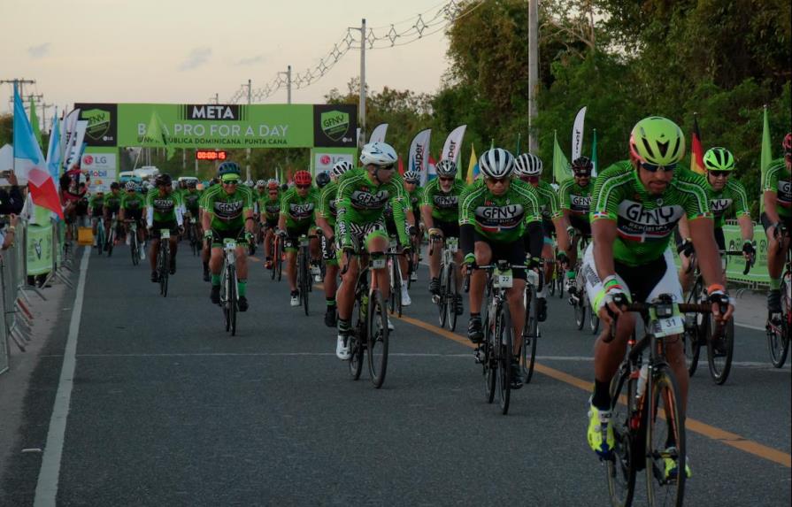 Más de 900 pedalistas participaron  GFNY en Punta Cana 