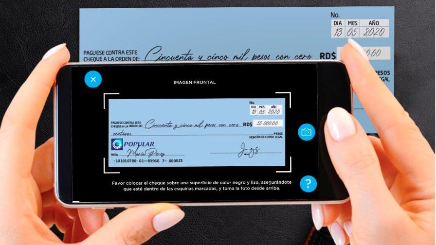 Clientes del Popular podrán depositar cheques a través de la aplicación móvil 