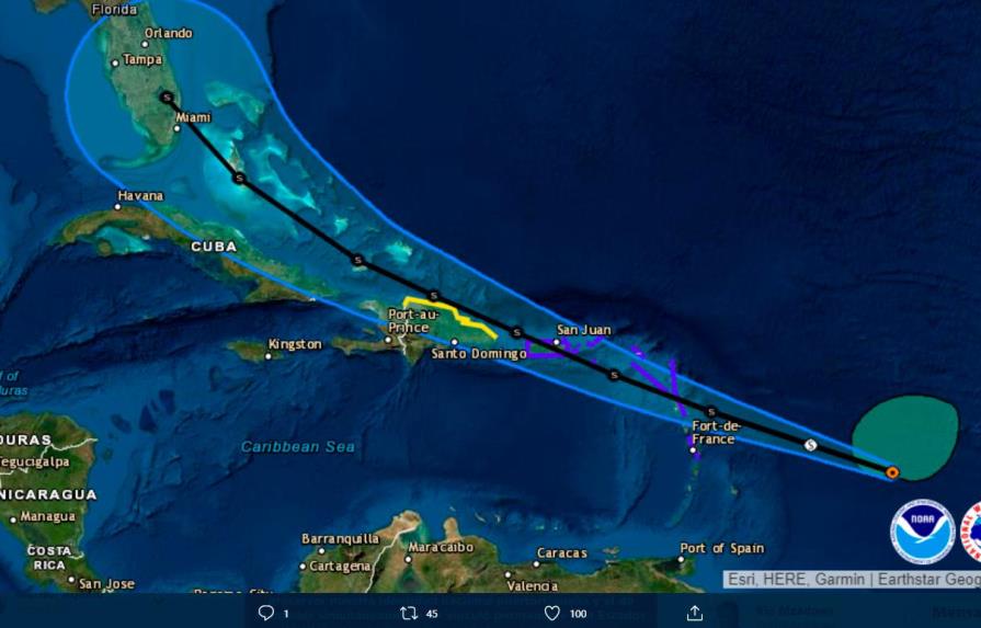 Puerto Rico e Islas Barlovento y Sotavento se preparan para tormenta tropical