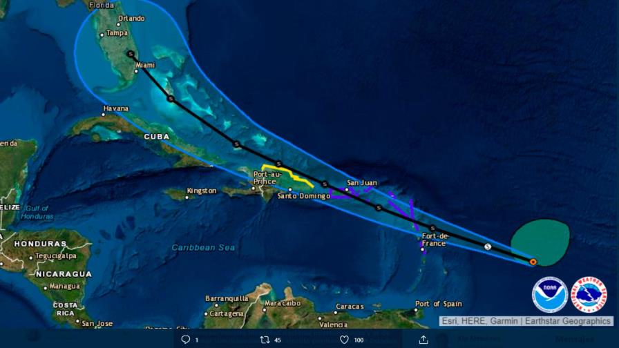 Puerto Rico e Islas Barlovento y Sotavento se preparan para tormenta tropical