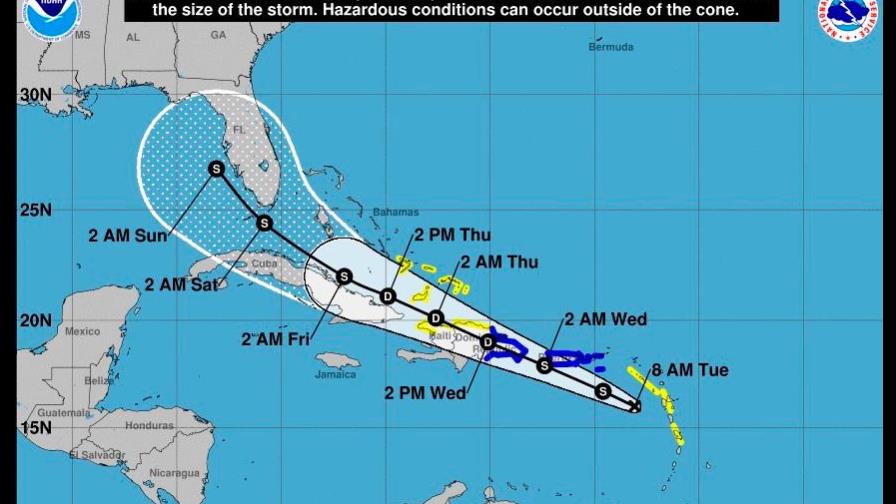 En alerta la mitad del país por potencial ciclón que pasaría cerca o sobre RD mañana En alerta la mitad del país por potencial ciclón que pasaría cerca o sobre RD mañana
