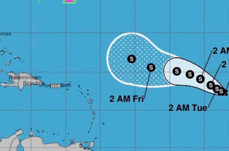 Dos depresiones tropicales ganan fuerza en el Atlántico
