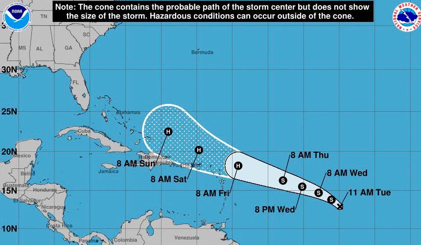 República Dominicana vigila depresión tropical formada en el Atlántico
