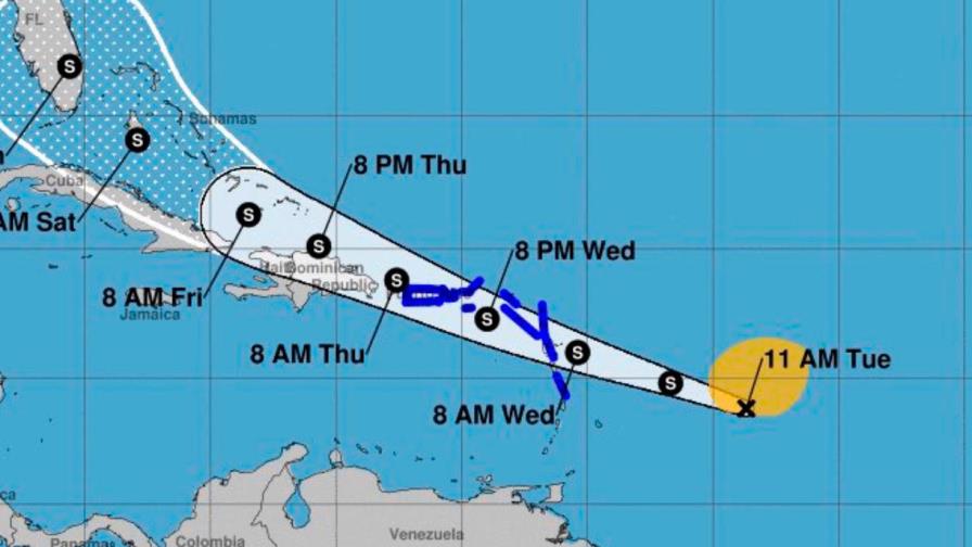 Sistema meteorológico podría generar fuertes lluvias en República Dominicana el jueves Sistema meteorológico podría generar fuertes lluvias en República Dominicana el jueves