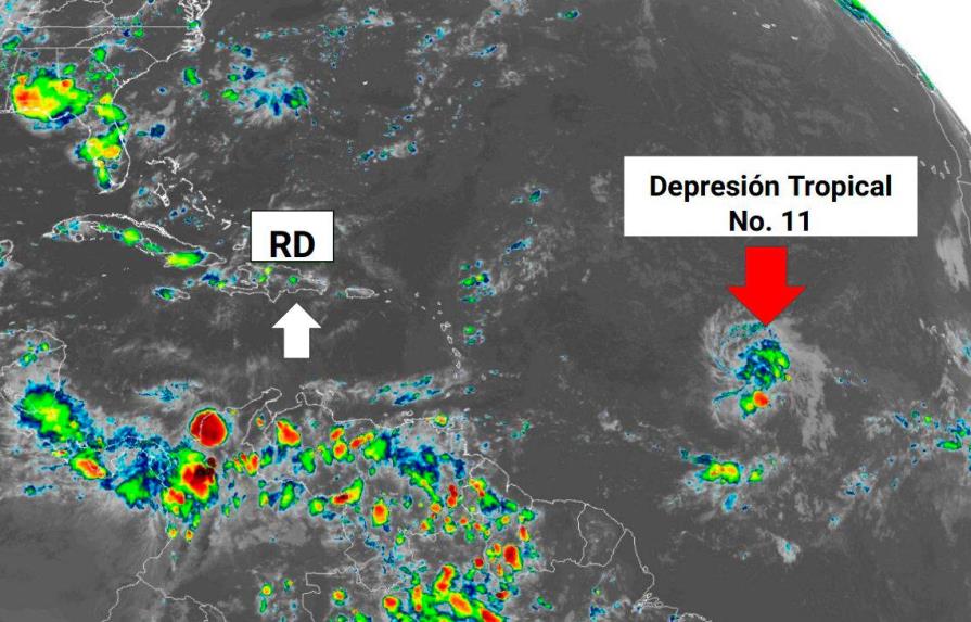 La depresión tropical 11 se llamaría Josephine, de convertirse en tormenta tropical