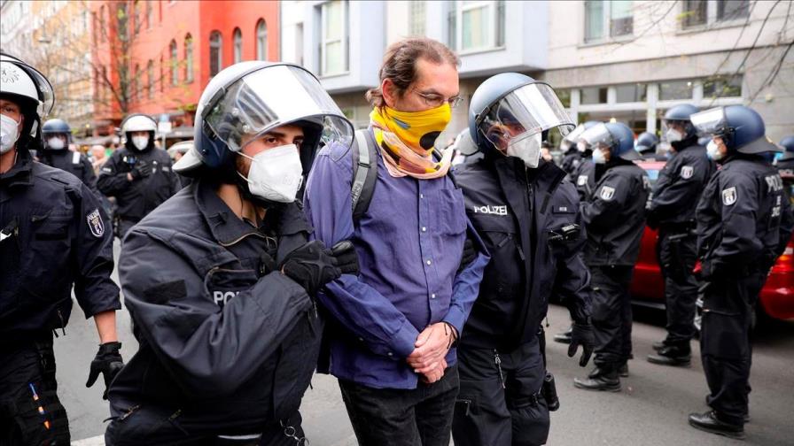 Nuevo sábado de protestas contra el confinamiento en Alemania