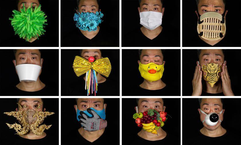 Diseñan mascarillas con temas de protestas en Hong Kong