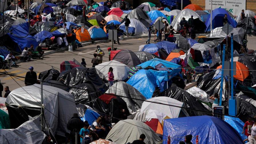 Empeora situación en campamentos de frontera norte de México