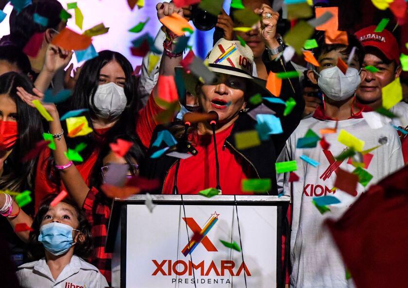 La izquierdista Xiomara Castro en camino a convertirse en primera presidenta de Honduras