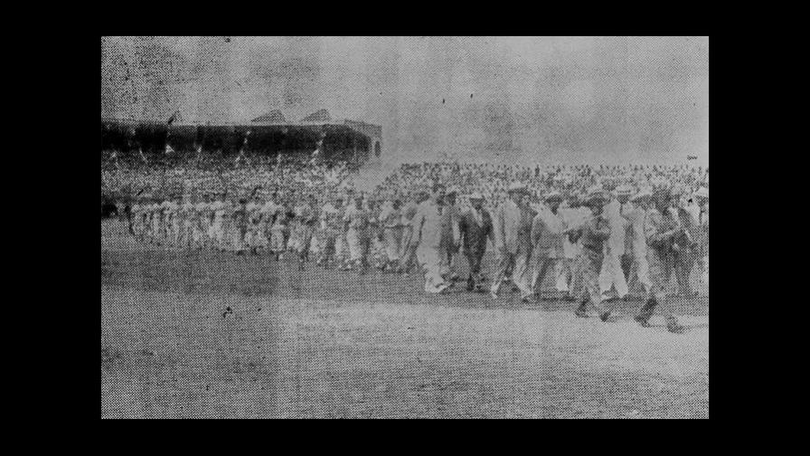 La inauguración del torneo de 1951