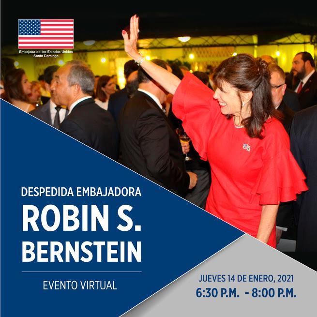 En vivo despedida de la embajadora Robin S. Bernstein