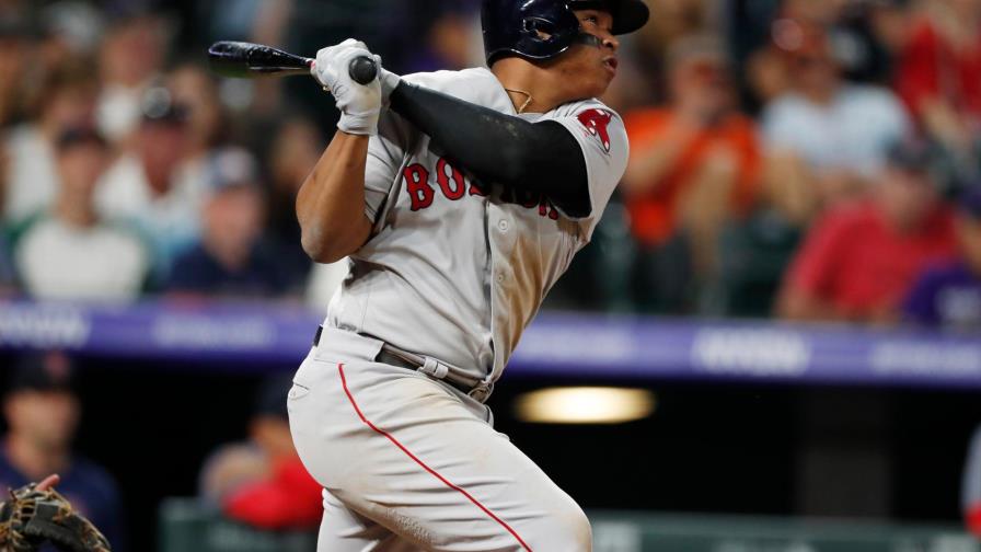 Devers puede triturar las marcas 2B en año de MVP