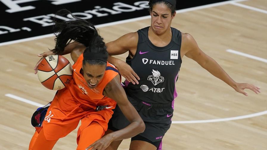 Un doble-doble de DeWanna Bonner lleva a Sun a superar a Liberty 70-65 Un doble-doble de DeWanna Bonner lleva a Sun a superar a Liberty 70-65