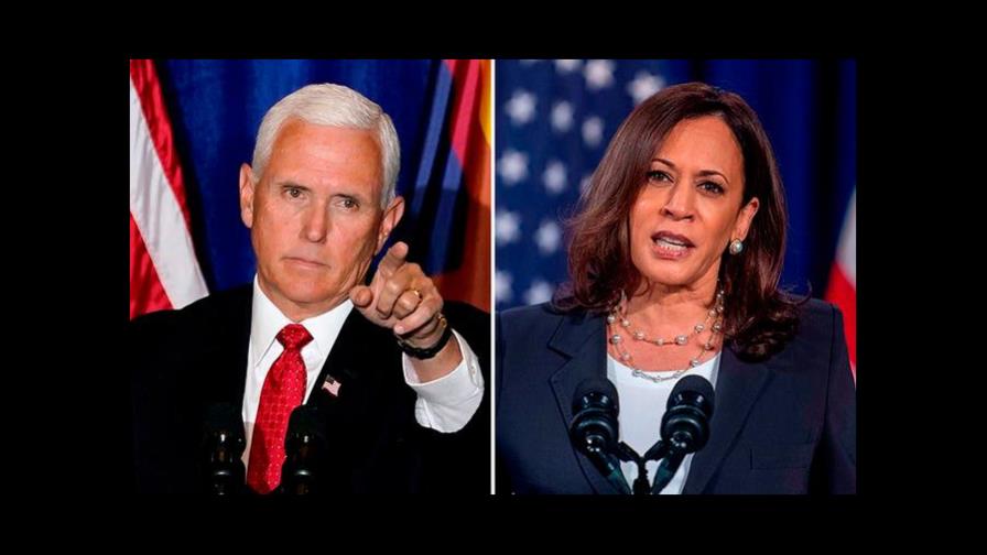 Pence y Harris se enfrentan mañana en una segunda noche de debate y usarán barreras para evitar contagios
