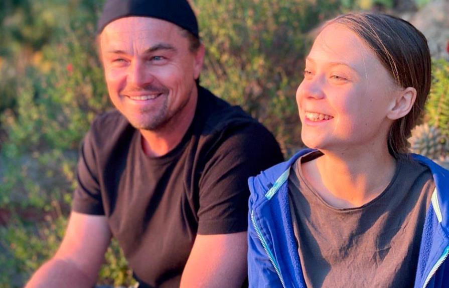 Leonardo DiCaprio y Greta Thunberg, dos voces a favor del planeta