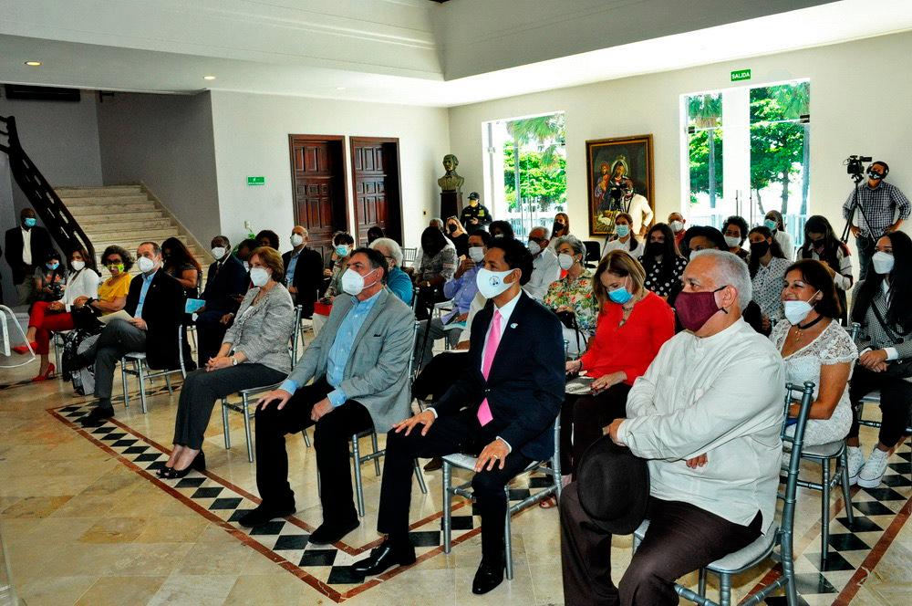 La actividad se desarrolló en el lobby del Ministerio de Cultura