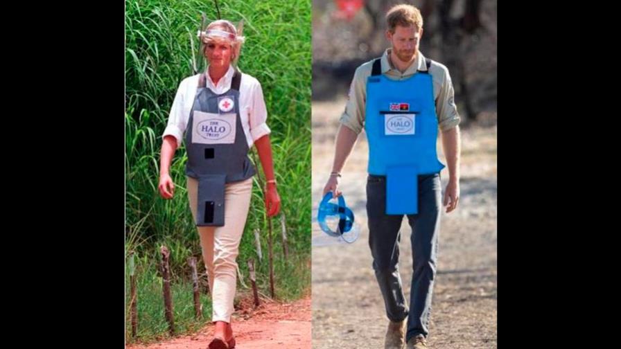 El príncipe Harry recorre las peligrosas minas 22 años después de Diana El príncipe Harry recorre las peligrosas minas 22 años después de Diana