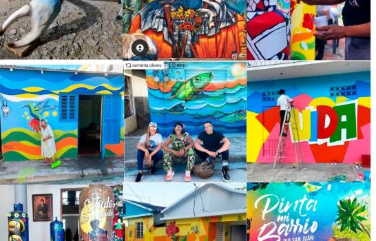 El muralismo se ha convertido   en la voz del arte dominicano