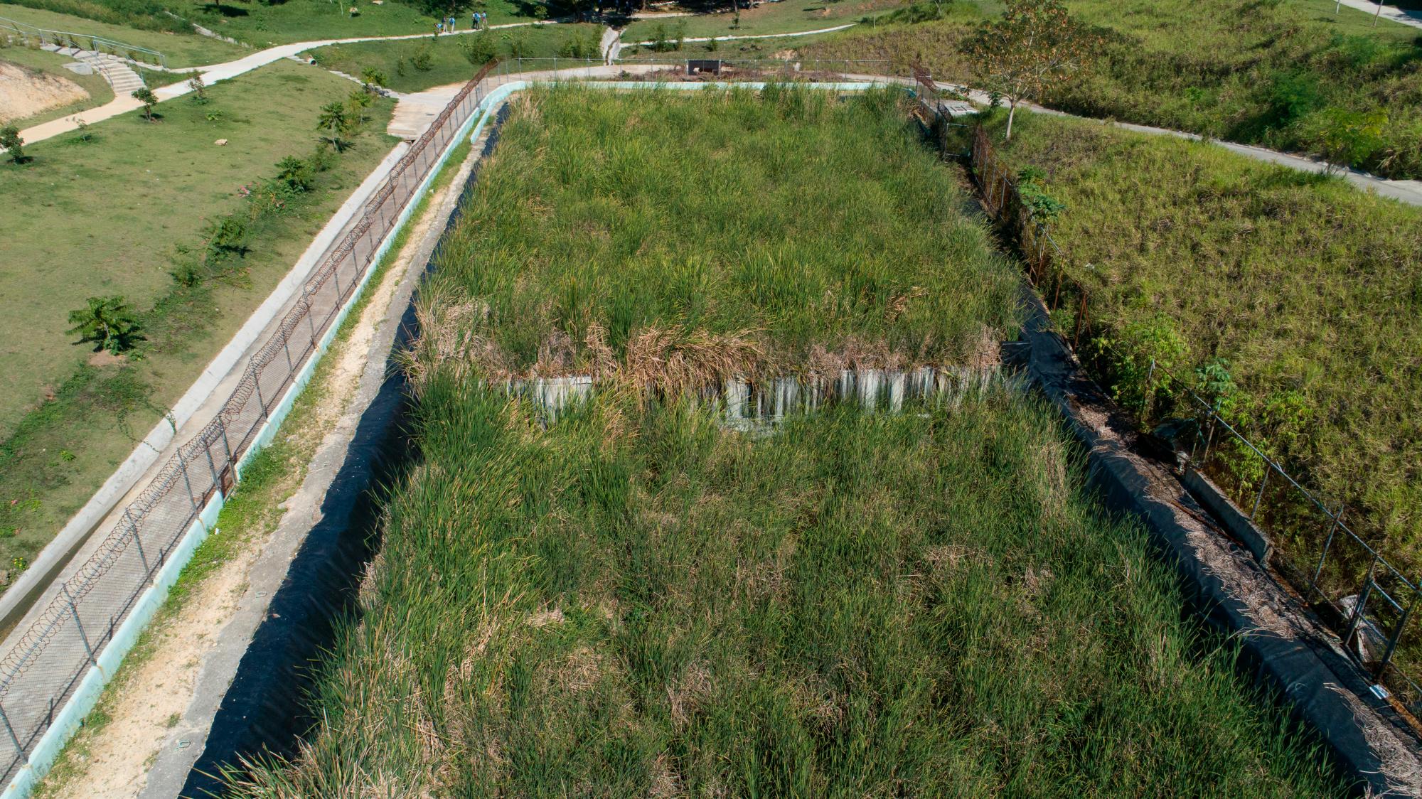Una de las tres plantas depuradoras de la Nueva Barquita. 